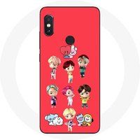 Maniacase Etui voor Xiaomi Redmi Note 5 Pro BTS TinyTAN Animatie BT21 Poster