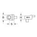 KS Tools 14x18mm Verzonken Vierkant - 1/2" - 1 Stuk