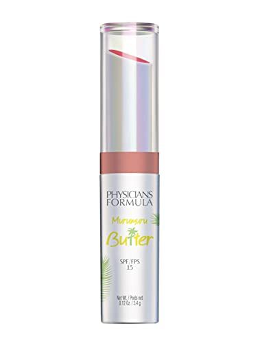 Physicians Formula - Murumuru Butter Lip Cream - Romige Lipstick met Hydraterende Tucuma, Cupuaçu en Murumuru Boter Mix, Essentiële Vetzuren en beschermende SPF 15 - Samba Red