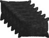vidaXL - Taie d'oreiller - 6 pièces - Bois - Anthracite - 40 x 60 cm - Tissu chenille