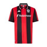 Kappa Maillot Kombat Home Ogc Nice Rouge Homme uniseks-volwassene ACT JERSEY