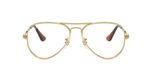 Ray-Ban Rb 3925v Lunettes De Vue Unisexe Doré Pilote 58mm