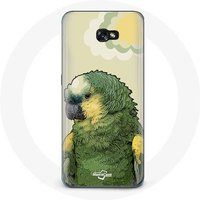 Maniacase Etui voor Samsung Galaxy A8 2016 Amazone papegaaien groen