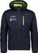 CMP Waterdichte jas Venice Night Heren Fleece Zwartblauw M