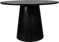 Lizzely Garden & Living Eettafel Amber rond 150cm zwart