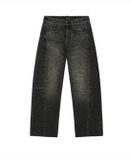 Lee Dames Jeans W29 X L33 Wide Leg Fit Katoen Zwart