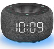 Radio-réveil numérique Veilleuse Radio - 7 couleurs - Boutons lumineux - Dimmable