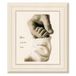 VERVACO Kruissteek Borduurpakket Geboorte Baby BABYLIEFDE Handwerkpakket voor Wanddecoratie 18 x 24 cm Borduurwerk met Telpatroon DIY Kit Babykamer Decoratie Cadeau Knutselen Voor Volwassenen