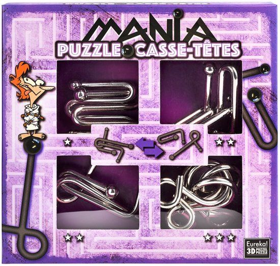 Eureka Puzzle Mania Casse-têtes Purple - Metaal - 5425004732040