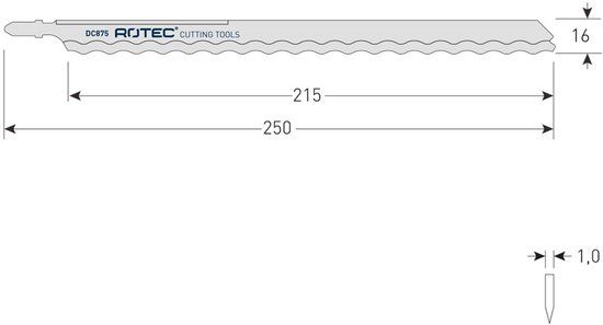 Rotec Combipower BV Decoupeerzaagblad DC875 / T1013AWP - T-schacht - 250 cm