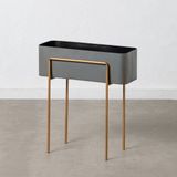 3200 Grondlegger 55 x 24 x 61 cm Grijs Gouden Metaal