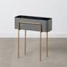 3200 Grondlegger 55 x 24 x 61 cm Grijs Gouden Metaal