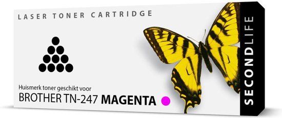 SecondLife Inkjets Brother TN-247M Magenta Toner Cartridge - 3000 Pages - Compatible with Brother Printers