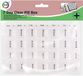 DID Medicijnen doos/pillendoos - 28-vaks - wit - 17 cm