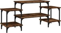 vidaXL Tv-meubel 117x35x52 cm bewerkt hout gerookt eikenkleurig