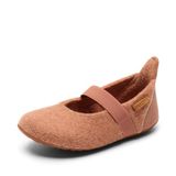 Bisgaard - Pantoffels voor baby's - Basic wool - Roos - maat 26EU