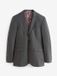 Next Heren Blazer Regular Fit Effen Antraciet