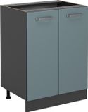 Vicco R-Line Keukenonderkast – 60 cm zonder werkblad Blauw-grijs