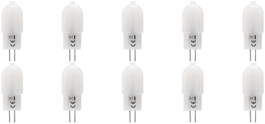 Velvalux Voordeelpak LED Lamp 10 Pack - G4 Fitting - Dimbaar - 2W - Warm Wit 3000K - Melkwit | Vervangt 20W