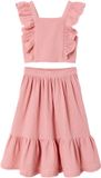 Vertbaudet Ceremonie-set blouse en rok met volant voor meisjes
