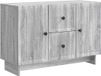 vidaXL Dressoir met lade Grijs sonoma 89 x 34,5 x 60 cm Bewerkt hout