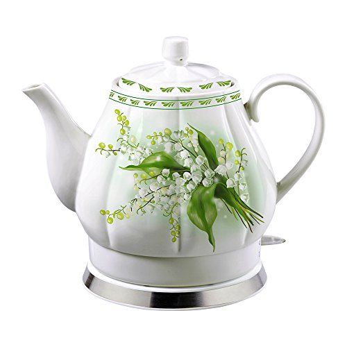 Unbekannt Porcelain Electric Kettle "Lily" 1.7L, 1500-1600W