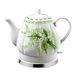 Unbekannt Bouilloire électrique en porcelaine "Lily" 1,7 L, 1500-1600 W