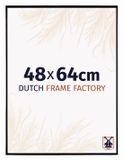 Dutch Frame Factory Fotolijst 48x64 cm - Kunststof - Zwart Hoogglans - Easy
