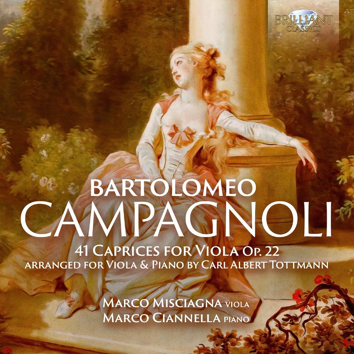 Brilliant Classics Marco Misciagna - Campagnoli: 41 Caprices For Viola Op.22 (CD)