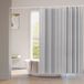 Merkloos Waterdicht Douchegordijn 240 x 200 cm - Antibacterieel en Schimmelwerend Polyester Met 14 Ringen