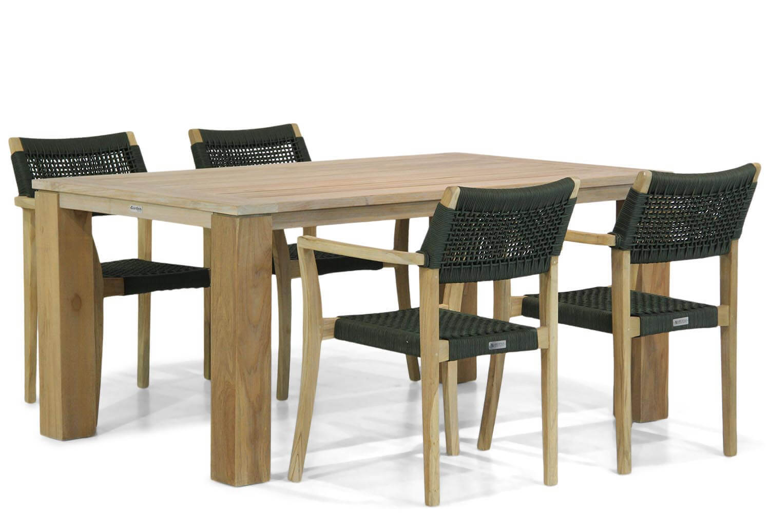 Lifestyle Garden Furniture Dallas/Brighton 165 cm dining tuinset 5-delig