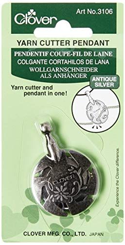 Clover Garensnijder Hanger Antiek Zilver