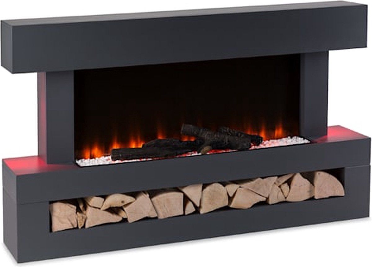 Klarstein Studio Light & Fire 3 Smart - elektrische haard - zwart