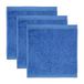 Möve Superwuschel zeepdoekje, 30 x 30 cm, van 100% katoen, cornflower set van 3