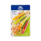 MILAN Schaar + 4 messen ZigZag blister (10307638)