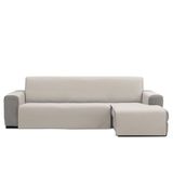 FAVERTI® Bankhoes voor chaise longue, gewatteerd, 240 cm (zitting), model REQUENA, ecru, compatibele bescherming links/rechts, onderhoudsvriendelijk zeildoek, duurzaam en robuust, gemaakt in Spanje
