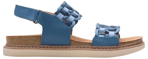 Clarks Arwell Glide Womens Blue Combi, 4.5