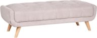 Beliani HABO - Ottomaan - Beige - Polyester