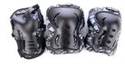 Tempish Skate Beschermset Volwassenen - Knie Elleboog Pols - Zwart - Maat S