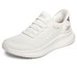 Skechers Bobs Squad 4 Sneaker Femme, Tricot technique blanc cassé, 37.5 EU