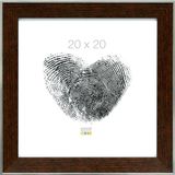 Deknudt Frames Fotolijst S45FE3 - Bruin/Zilver - 20x20 cm