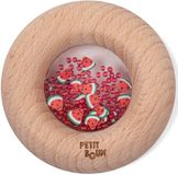 Petit Boum - Sensorische rammelaar donut, fruit - Roze