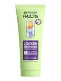 Garnier Vochtvullende shampoo voor alle soorten krullen, direct gebonden krullen, met 5% hyaluron- en shea-vetzuren, veganistisch, zonder siliconen, fructis krullenmethode, 1 x 200 ml
