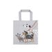 Ulster Weavers PVC-tas - duurzaam 100% katoen met veegschone coating en polyester voering, dagelijks gebruik, gemakkelijk schoon te maken, stevige constructie, klein, dierenthema, hondendagen, grijs