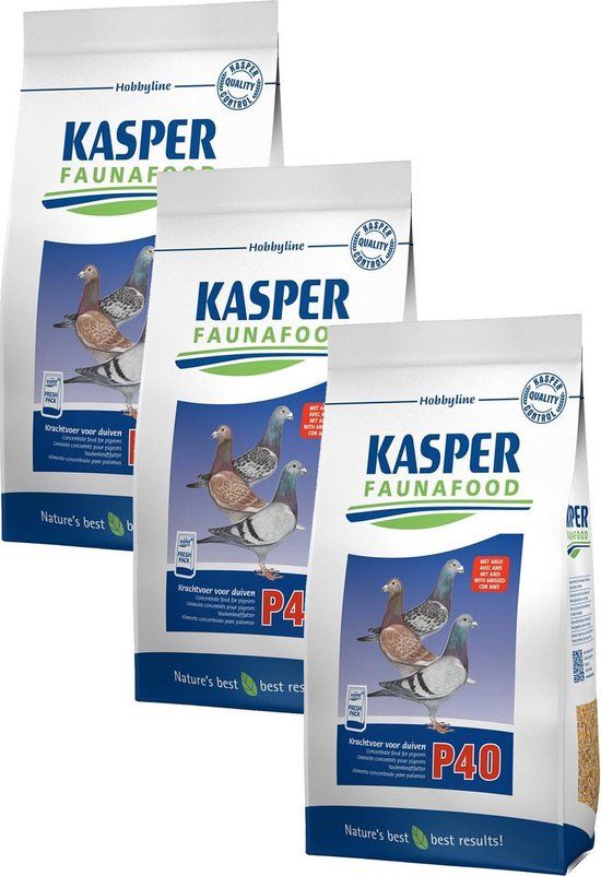 Kasper Faunafood P40 Krachtvoer Voor Duiven - 12 kg - Duivenvoer