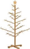vidaXL Arbre de Noël en bois KOTKA 125 cm Bambou et pin massif