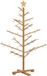 vidaXL Arbre de Noël en bois KOTKA 125 cm Bambou et pin massif