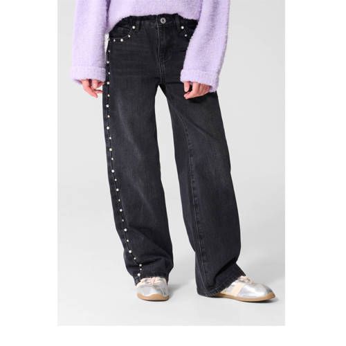 Shoeby jeans met studs - zwart