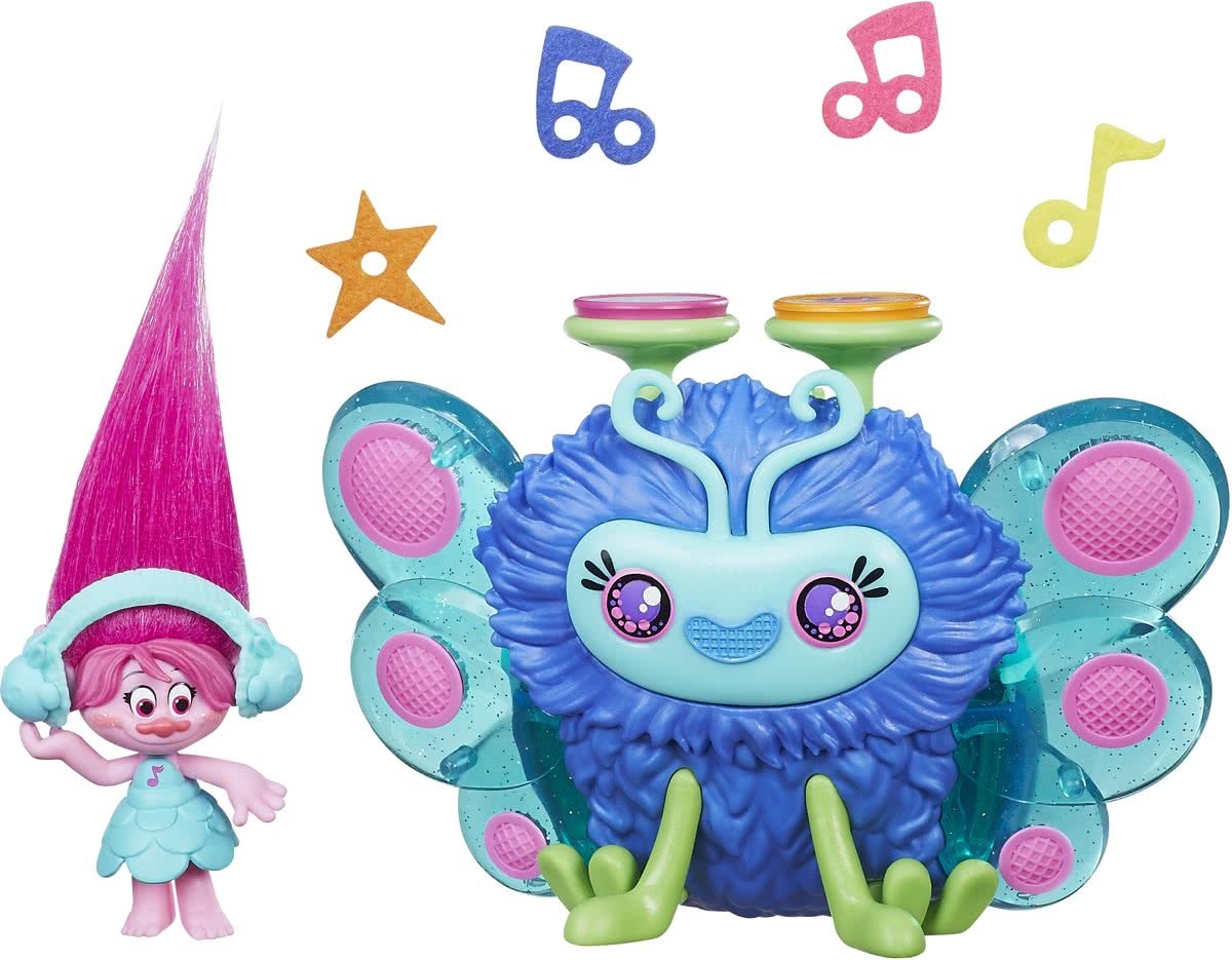 Trolls Poppy's DJ Station - Speelset Speelt een nummer uit de film, met DJ-effecten