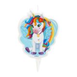 dekora Unicorn Tesia 2D Birthday Candle